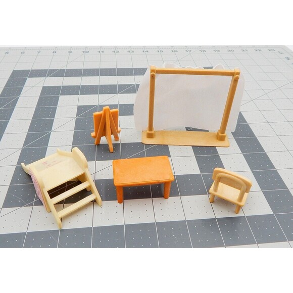 Epoch Calico Critters Mixed Furniture Lot Table Chair Slide Window Replacements - Picture 2 of 6